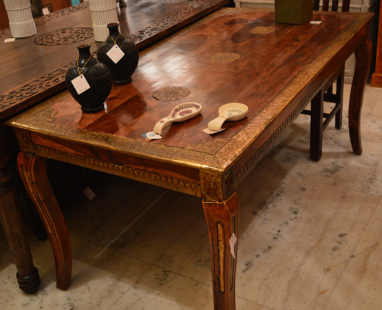 Brass Work 6 Seater Dining Table